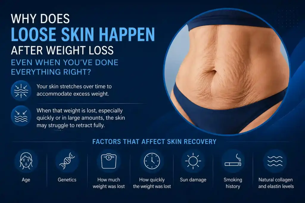 Why Does Loose Skin Happen After Weight Loss Even When You’ve Done Everything Right Skegness?